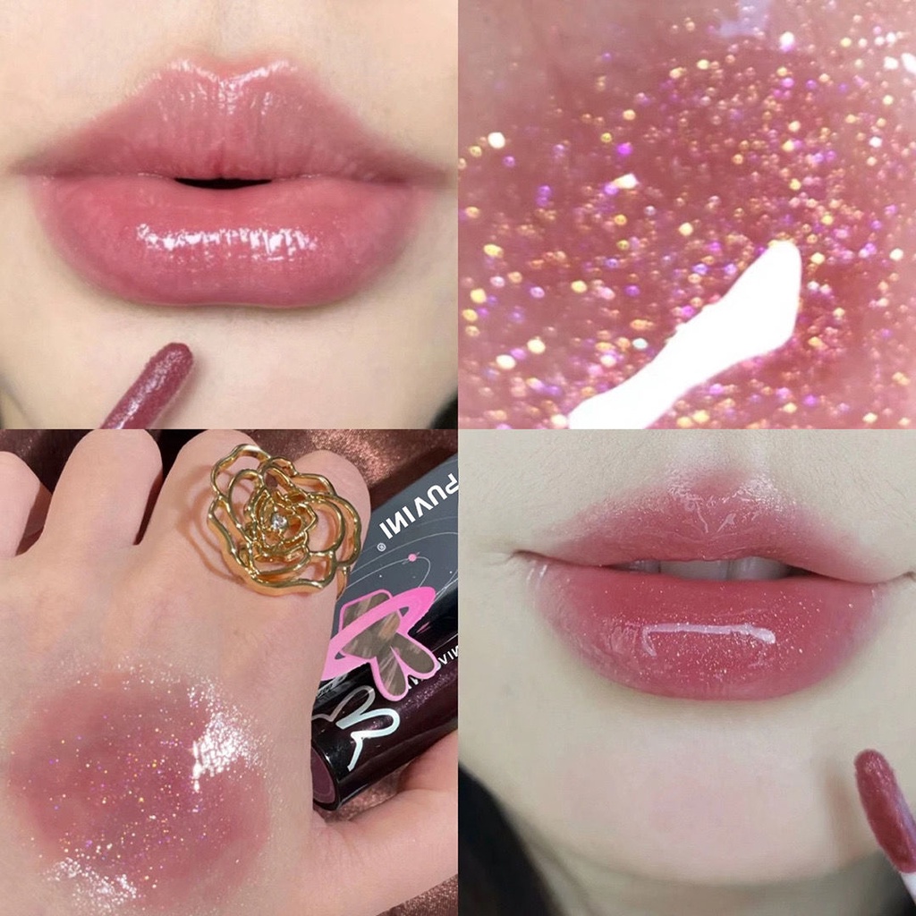 Son Kem Bóng Cappuvini  thỏ hồng thỏ đen son môi thỏ Son Bóng cappuvini thỏ đen dưỡng ẩm môi Chính Hãng