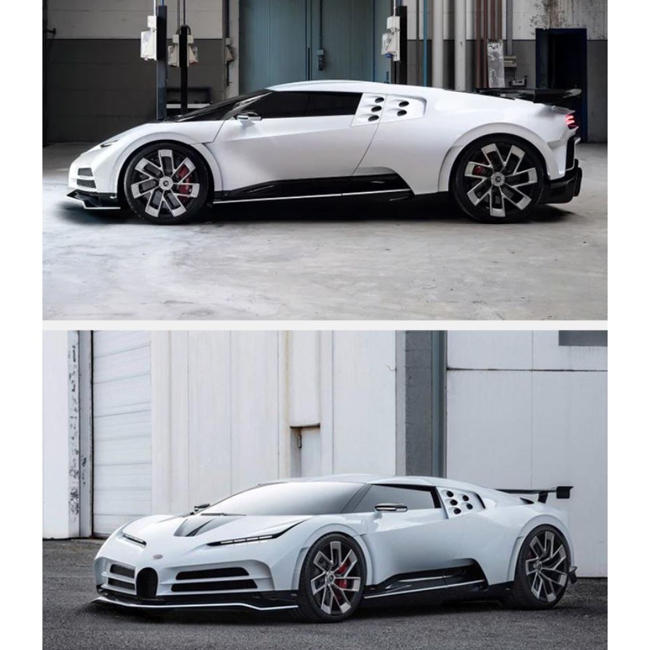 Mô hình xe kim loại Bugatti Centodieci tỷ lệ 1:32