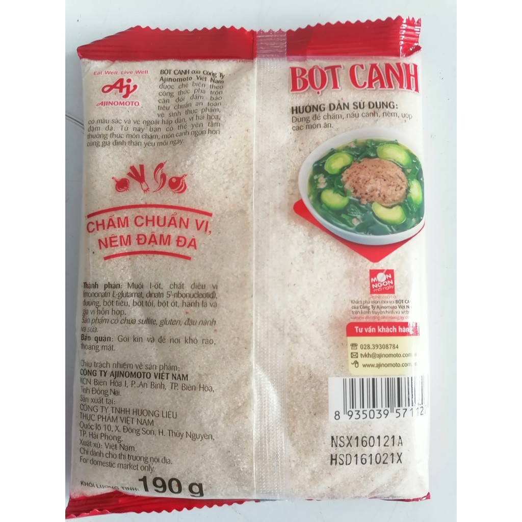[190g] BỘT CANH [VN] AJINOMOTO Seasoning Powder