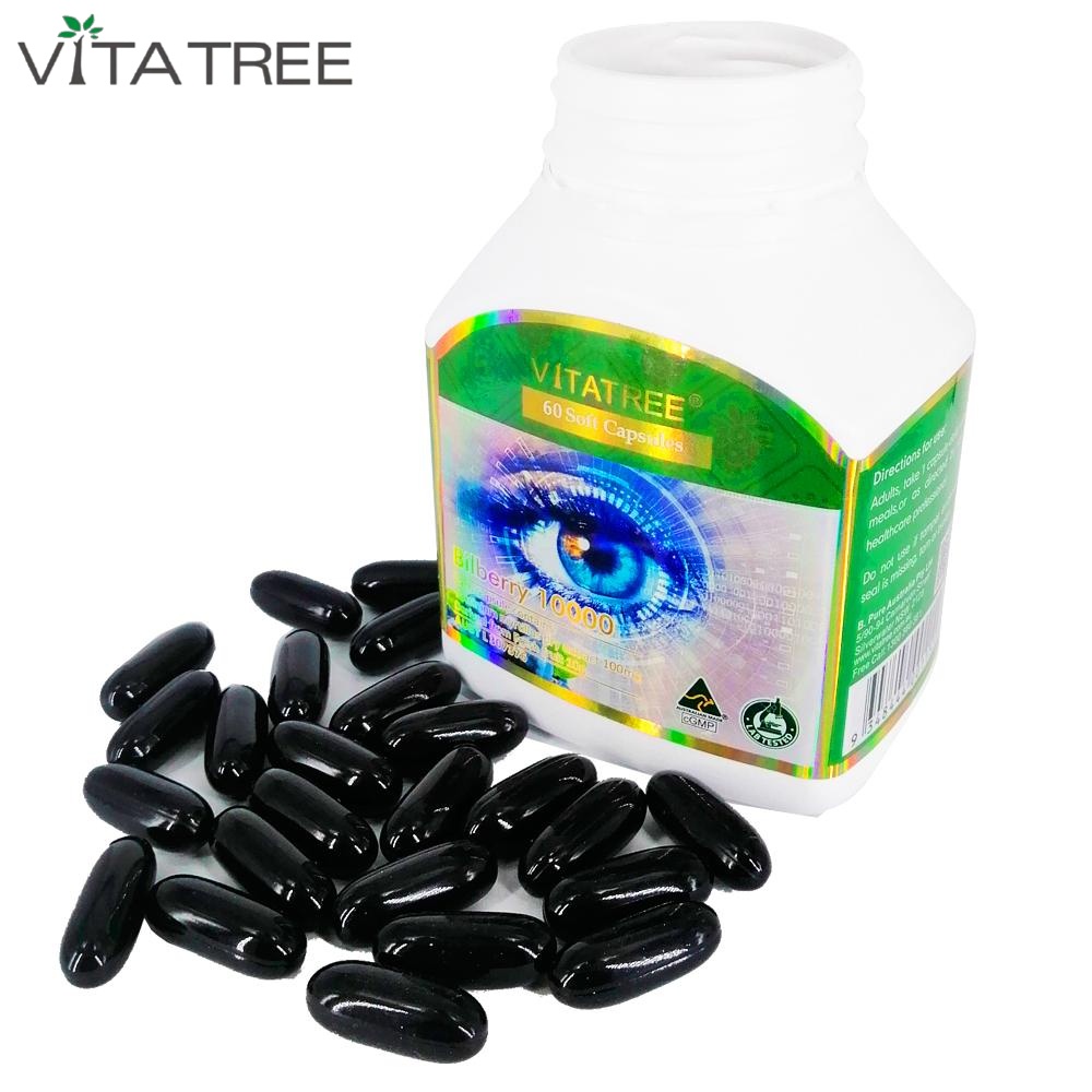 Viên Uống Bổ Mắt Từ Quả Việt Quất – Vitatree Bilberry 10.000 Hộp 60 Viên Của Úc