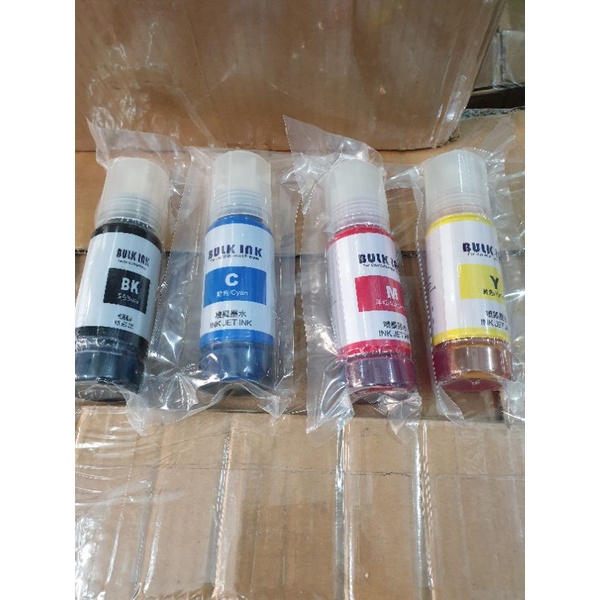 Bộ mực 4 màu dùng cho máy in epson L1110/L1210/L3110/L3150/L4150