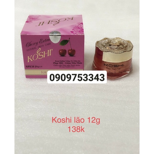 12 hủ kem  Koshi lão hoá 12g