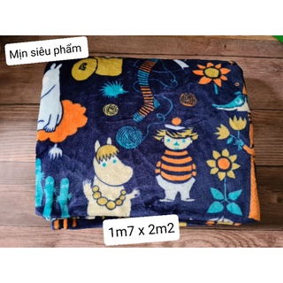 (Hỏa tốc HCM )Chăn mền Cambodia / Campuchia siêu mềm mịn như nhung khổ 2,2m