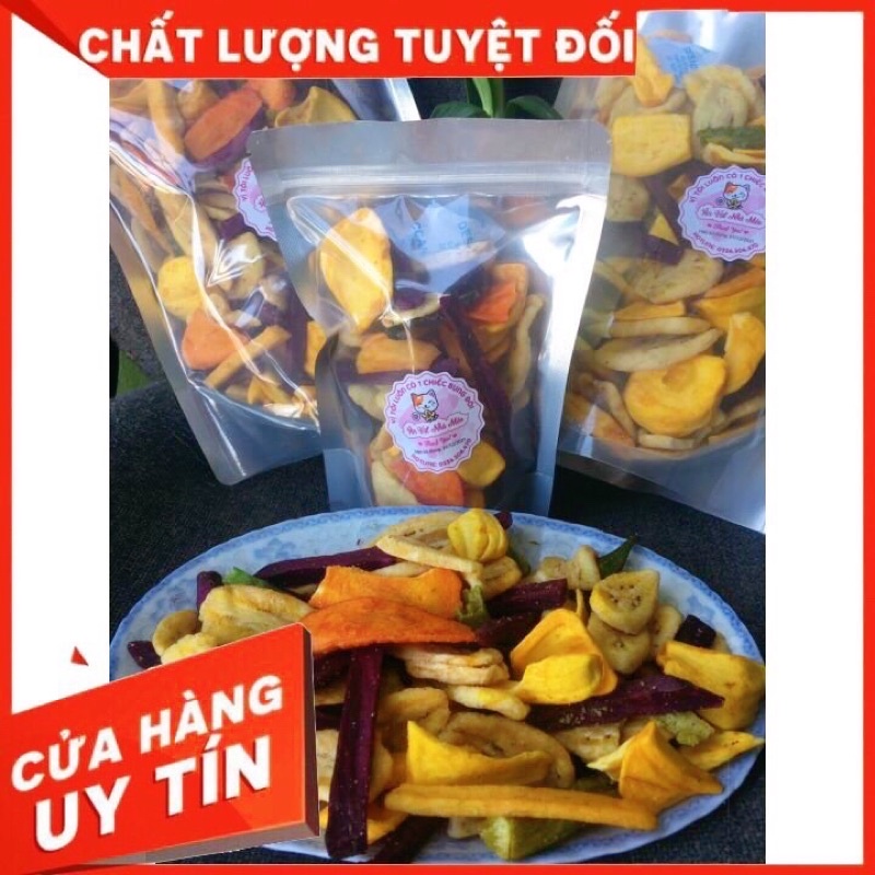 [FREESHIP] 500g Thập cẩm sấy (Trái cây sấy) HÀNG NGUYÊN XUẤT KHẨU thơm ngon, giòn ngọt tự nhiên