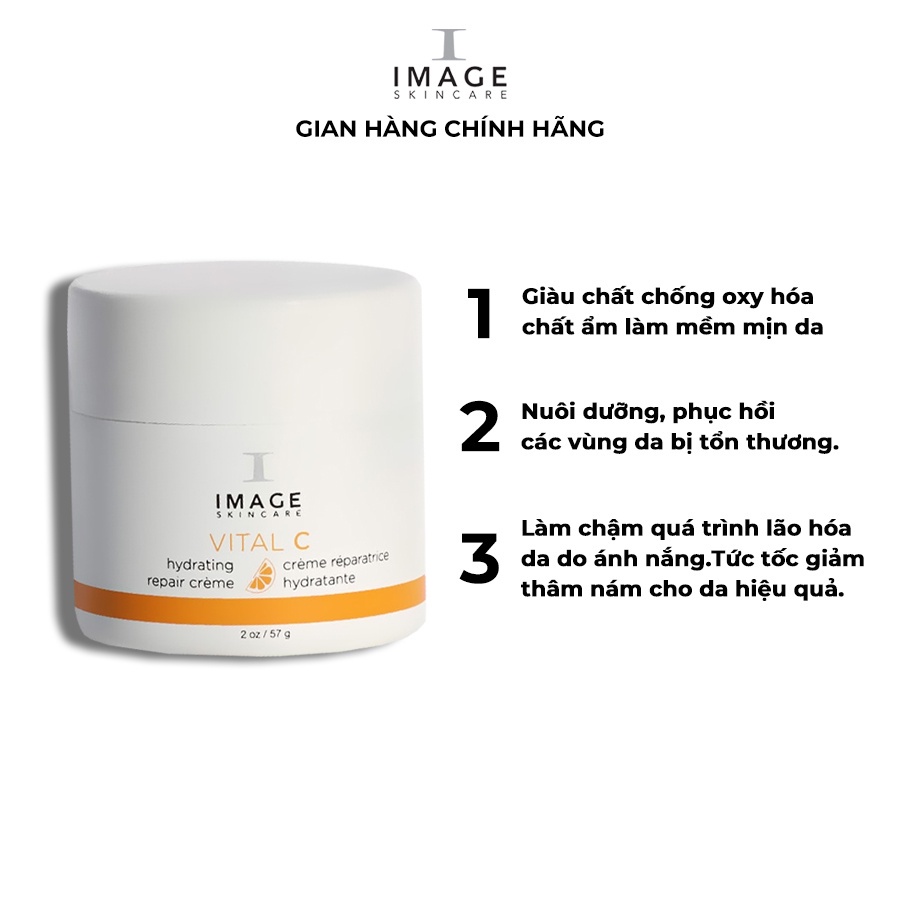 Kem Dưỡng Làm Dịu Da Image Skincare Vital C Hydrating Repair Creme 57 Gr -  Kem Dưỡng Ẩm | Thefaceholic.Com