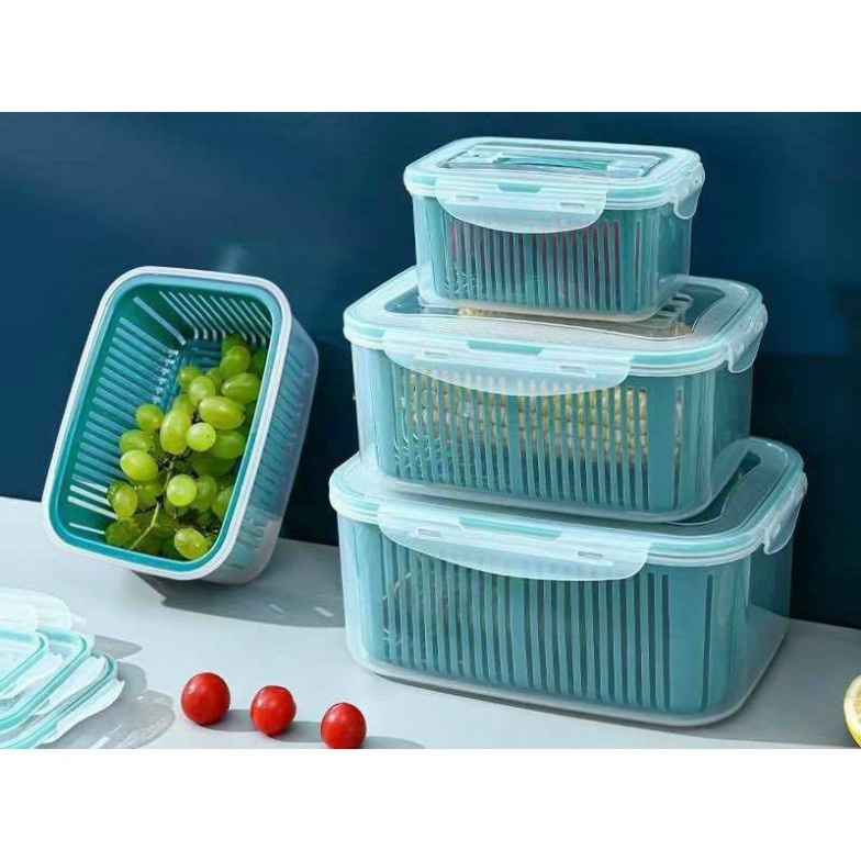 HỘP ĐỰNG ĐỒ BẢO QUẢN TỦ LẠNHFREESHIPBộ Set 5 Rổ Hộp Đựng Đồ Tủ Lạnh Đa Năng Thông Minh Cao Cấp Mẫu Mới
