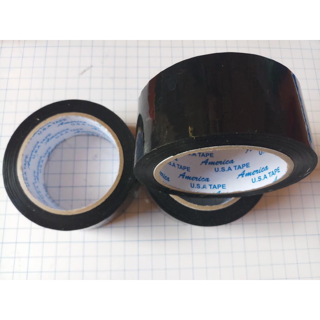 Băng keo màu đen 48mm 100y