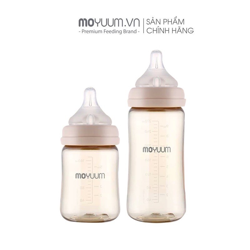 bình sữa moyuum chính hãng Hàn Quốc 170ml-270ml