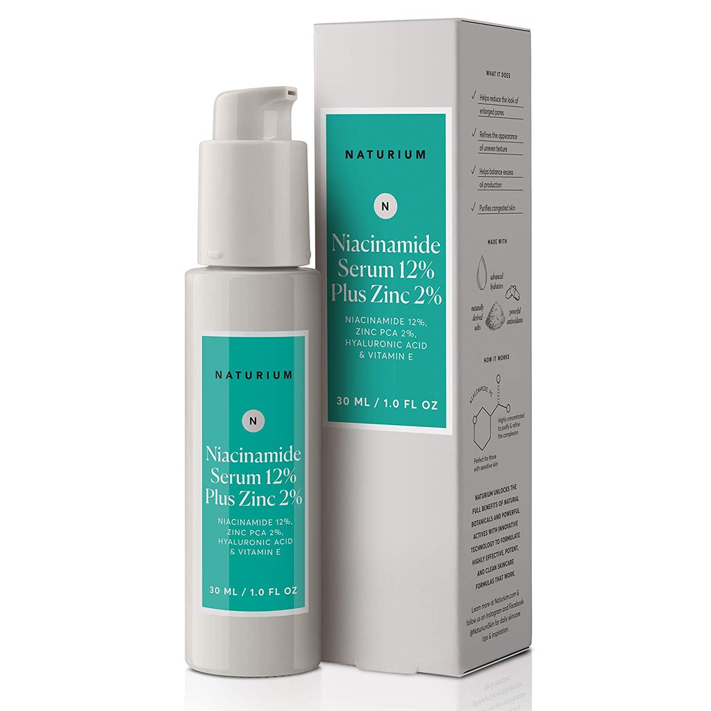 NO BOX Niacinamide Serum 12% Plus Zinc 2% - Naturium
