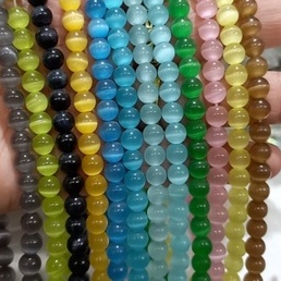 Gói 5-10 viên đá mắt mèo size 6mm nhiều màu
