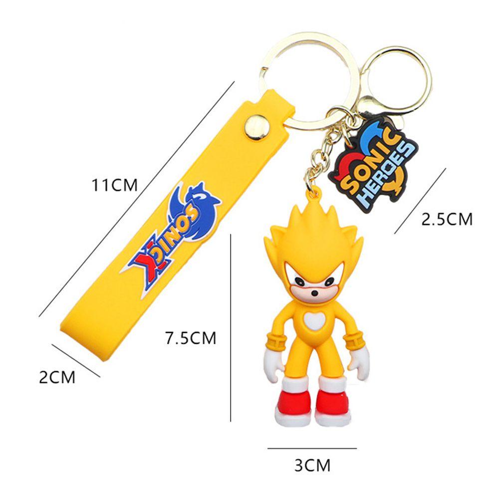 LANFY Móc Khóa Hình Búp Bê Hoạt Hình Sonic Sáng Tạo