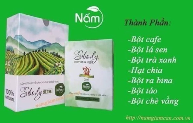 Giảm Cân Sbody Mua 1 hộp Tặng 1 hộp 𝐃𝐞𝐭𝐨𝐱