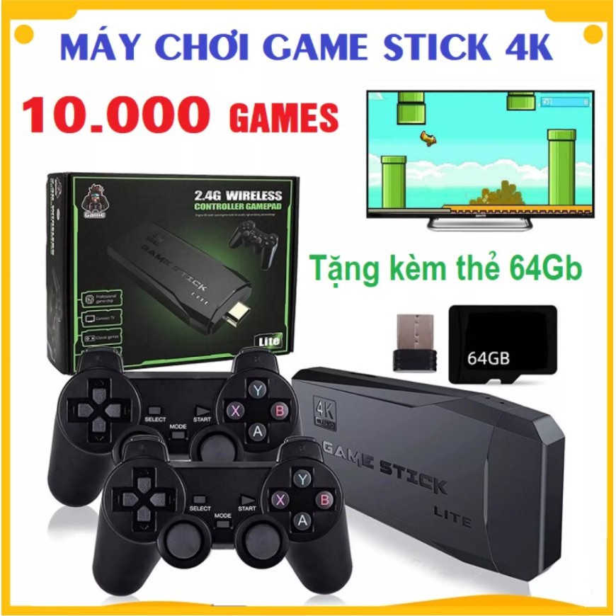 Vũ Trụ Game 50.000 TròMáy Chơi Game Console X Stick hỗ trợ Android TV Box HDMI Hỗ trợ chơi PSP / N64 / DC / PS1