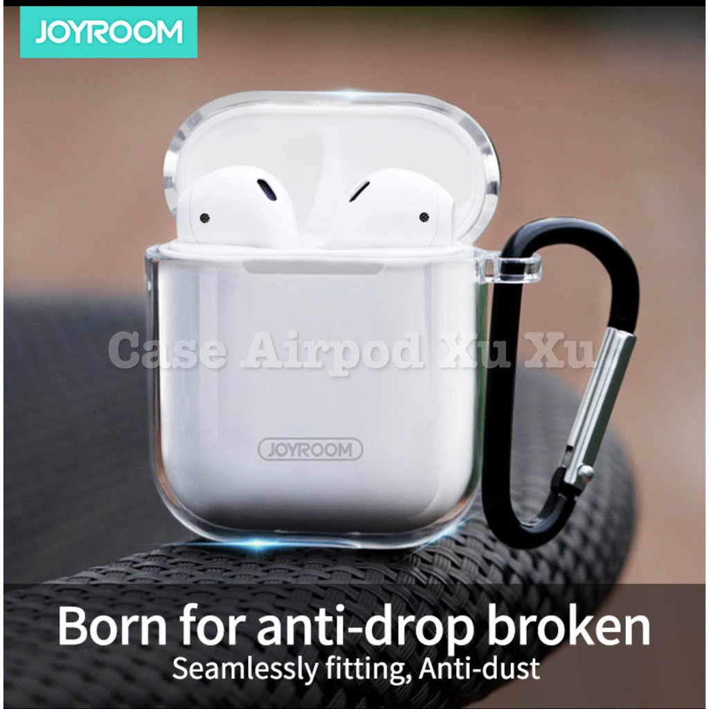 [[Hàng Loại 1]] Ốp tai nghe Airpod 1/2, i11, i12 Nhựa trong suốt chính hãng Joyroom cực chất silicon in 3D sắc nét.