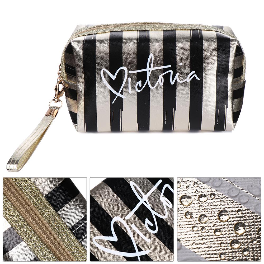 OCEANMAP Túi Đựng Đồ Trang Điểm Màu Laser Chống Thấm Nước Tiện Dụng Khi Đi Du Lịch Ốp