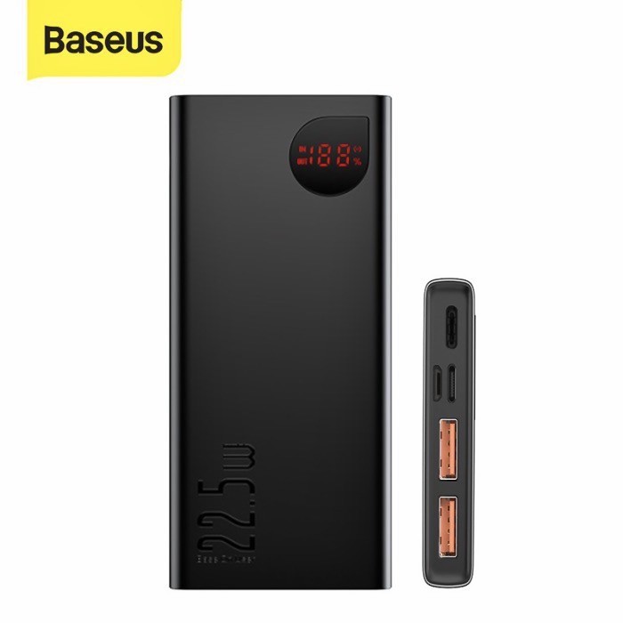 【BASEUS FAST CHARGE 22.5W】Sạc dự phòng Vỏ KIM LOẠI Baseus Adaman 10000/ 20000mah Sạc nhanh cho iPhone 12/ Samsung/ Mac