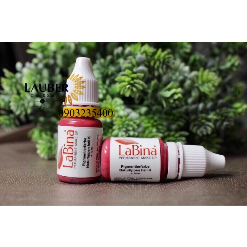 Mực phun xăm Labina_Naturlippen hell .Mực chính hãng nhập khẩu trực tiếp từ ĐỨC