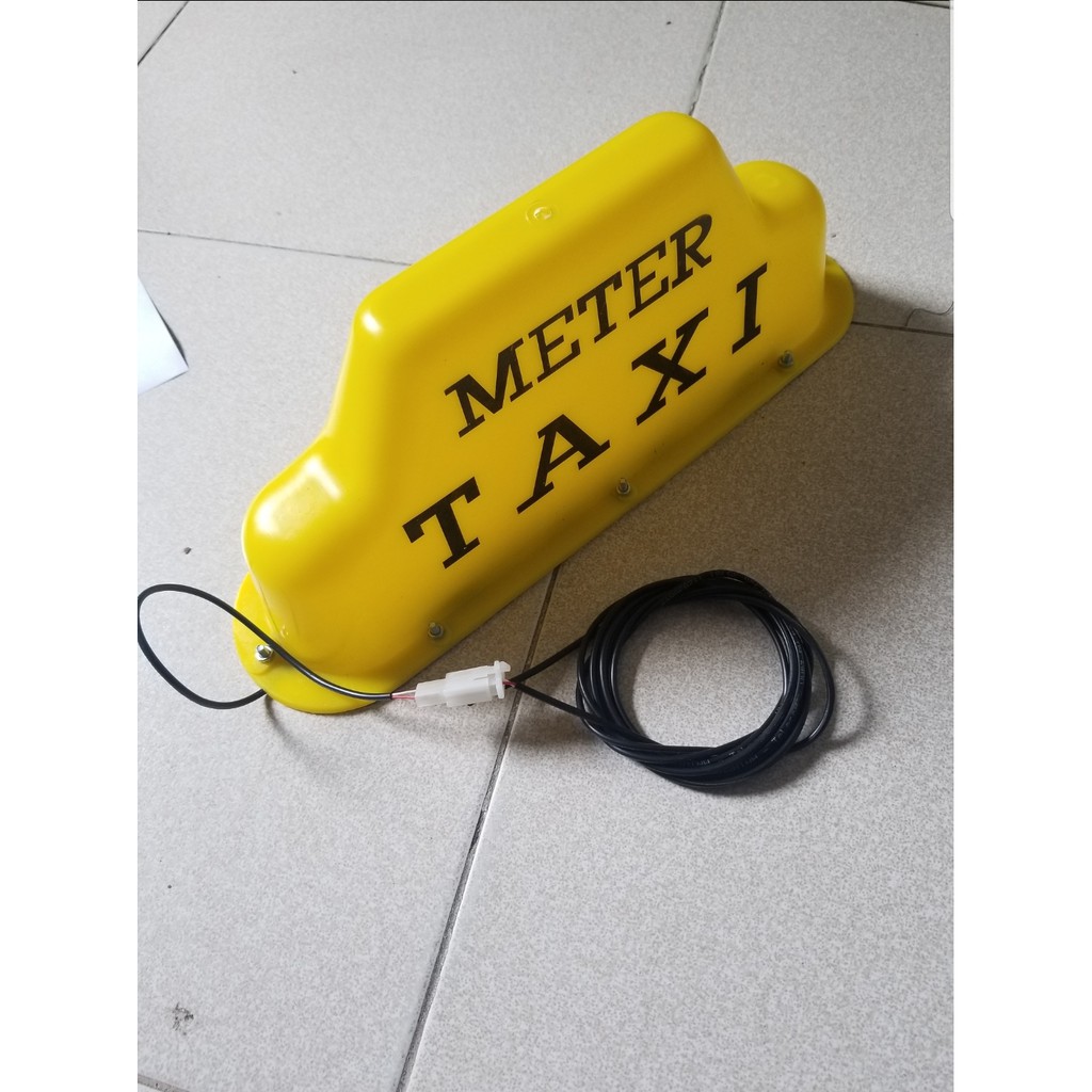Đèn mào taxi nam châm vàng
