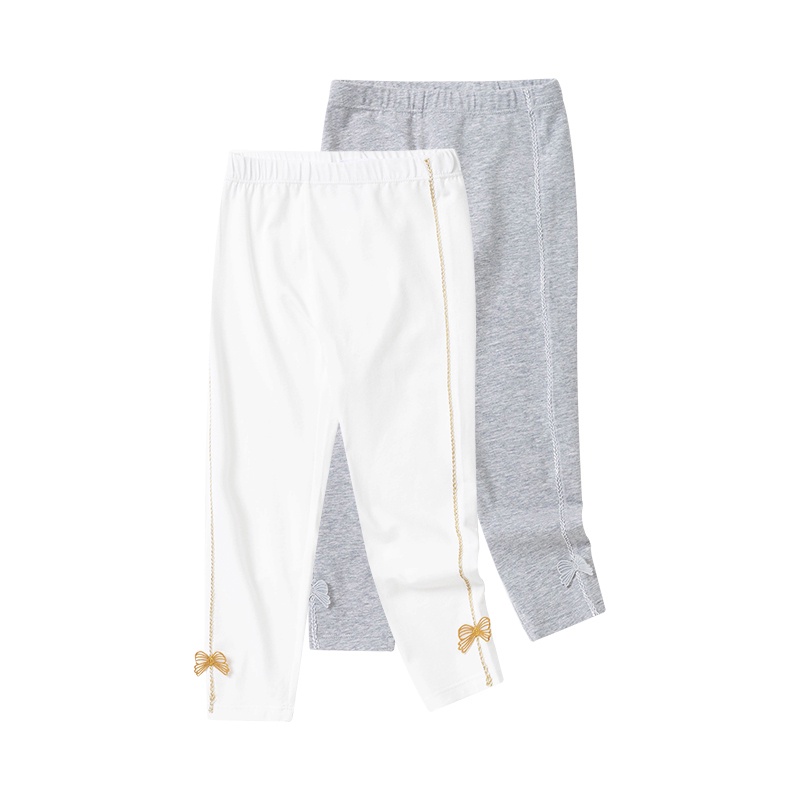 (3-7 tuổi) Quần legging bé gái hãng BALABALA màu ghi xám