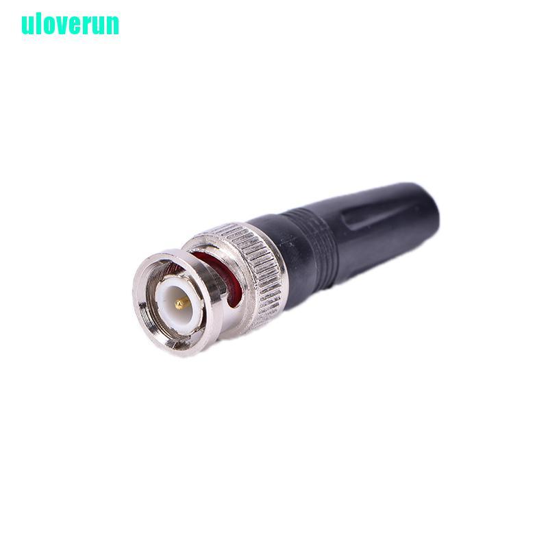 Set 10 Đầu Nối Bnc Male Cho Dây Cáp Đồng Trục Rg59 CCTV