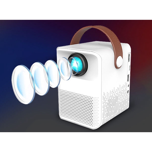Máy Chiếu Phim Tại Nhà Mini KAW K550 Full HD, kết nối wifi, bluetooth, nhỏ gọn bảo hành 12 tháng