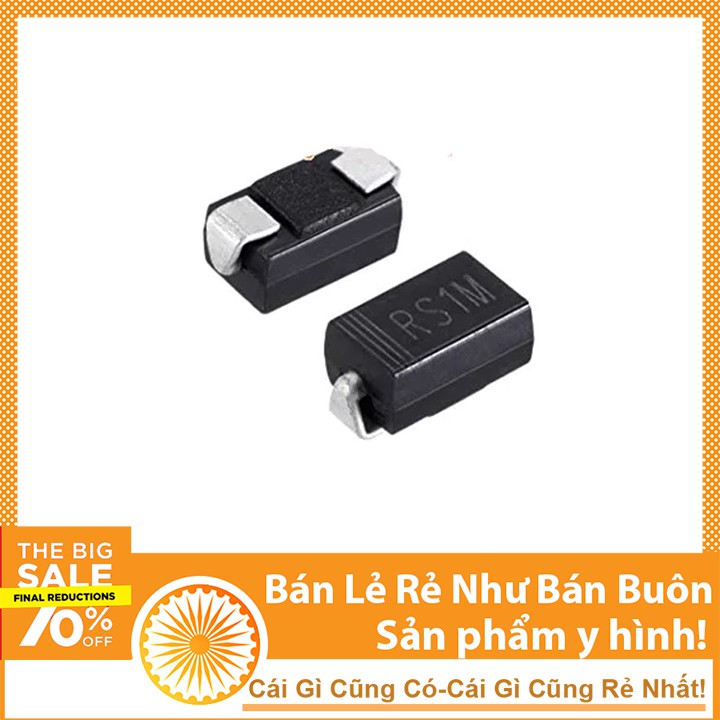 Combo 10 Diode FR107 SMD Chân Dán