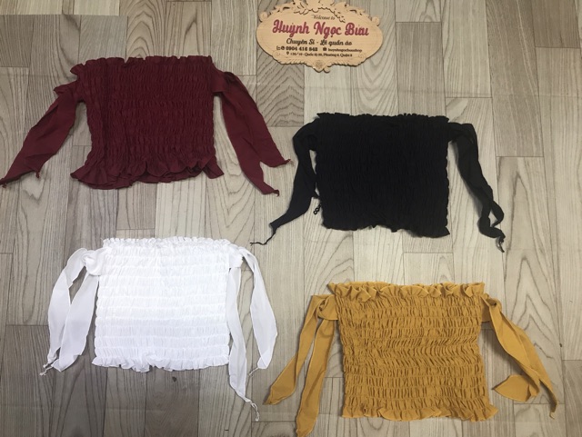 [ẢNH THẬT+VIDEO] ÁO CROPTOP ỐNG CỘT TAY