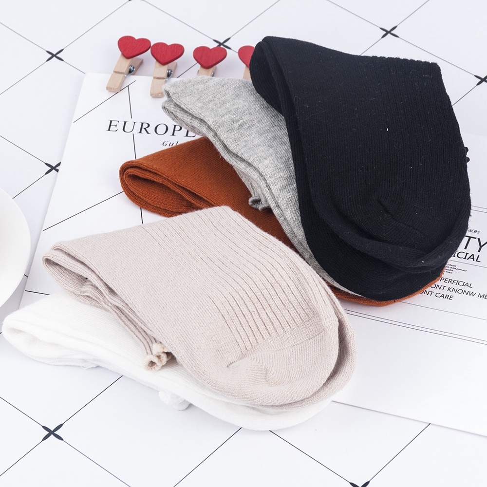 Vớ cotton cổ cao xinh xắn dành cho nữ