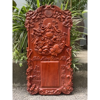 Đốc lịch gỗ hương treo tường nguyên khối
