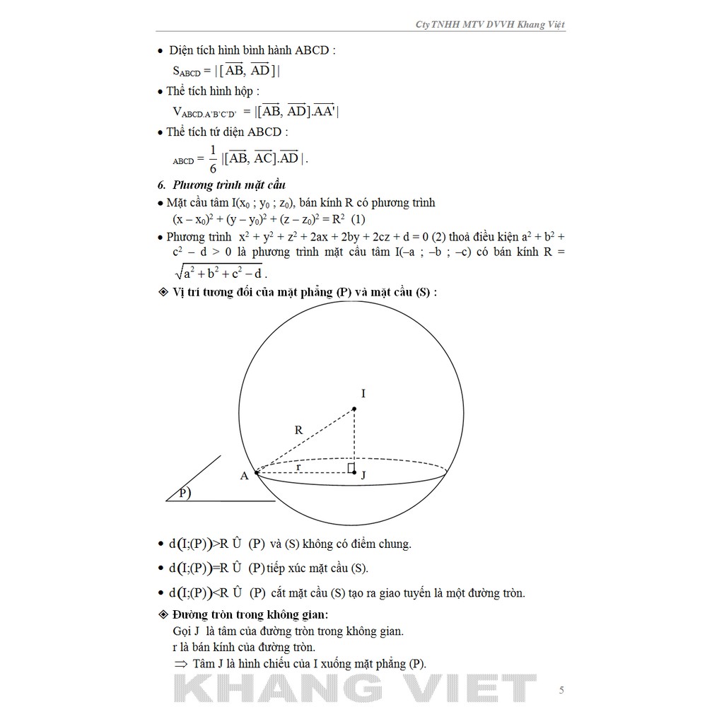 Sách - Bí Quyết Tiếp Cận Hiệu Quả Kì Thi Thpt Quốc Gia Hình Học Giải Tích Không Gian - Sách Toán Tự Luận