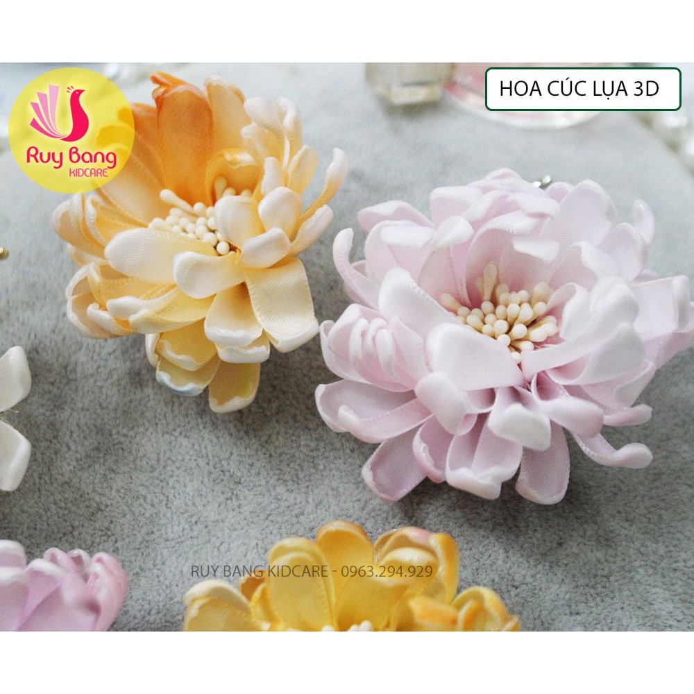Hoa vải - Hoa cúc 3D