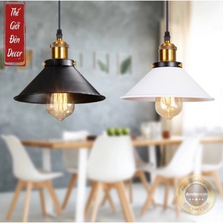 Đèn thả đĩa sâu lòng đèn thả vintage T030 trang trí quán cafe bàn ăn