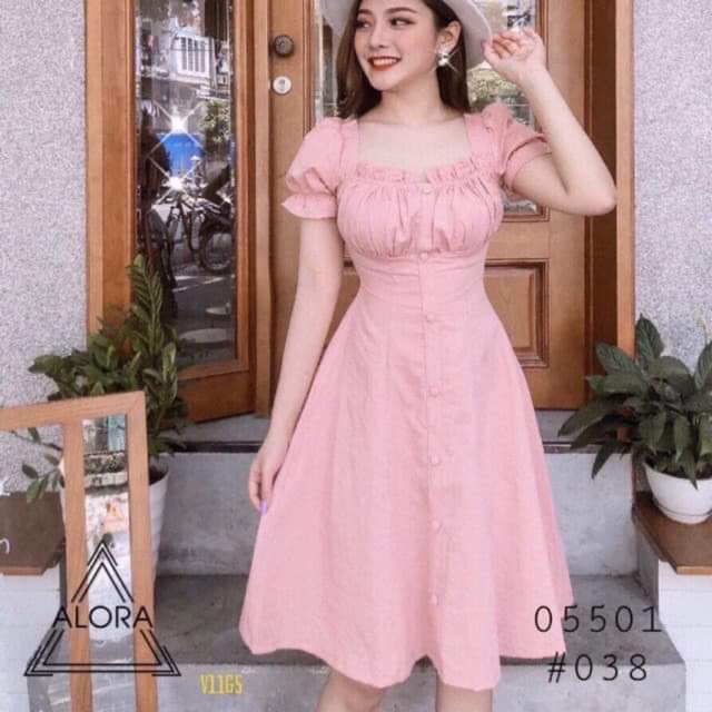 Đầm đũi nút bọc