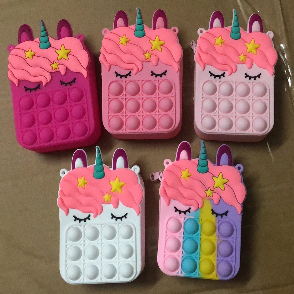 Túi Đeo Chéo Hình Kỳ Lân 3d Dễ Thương