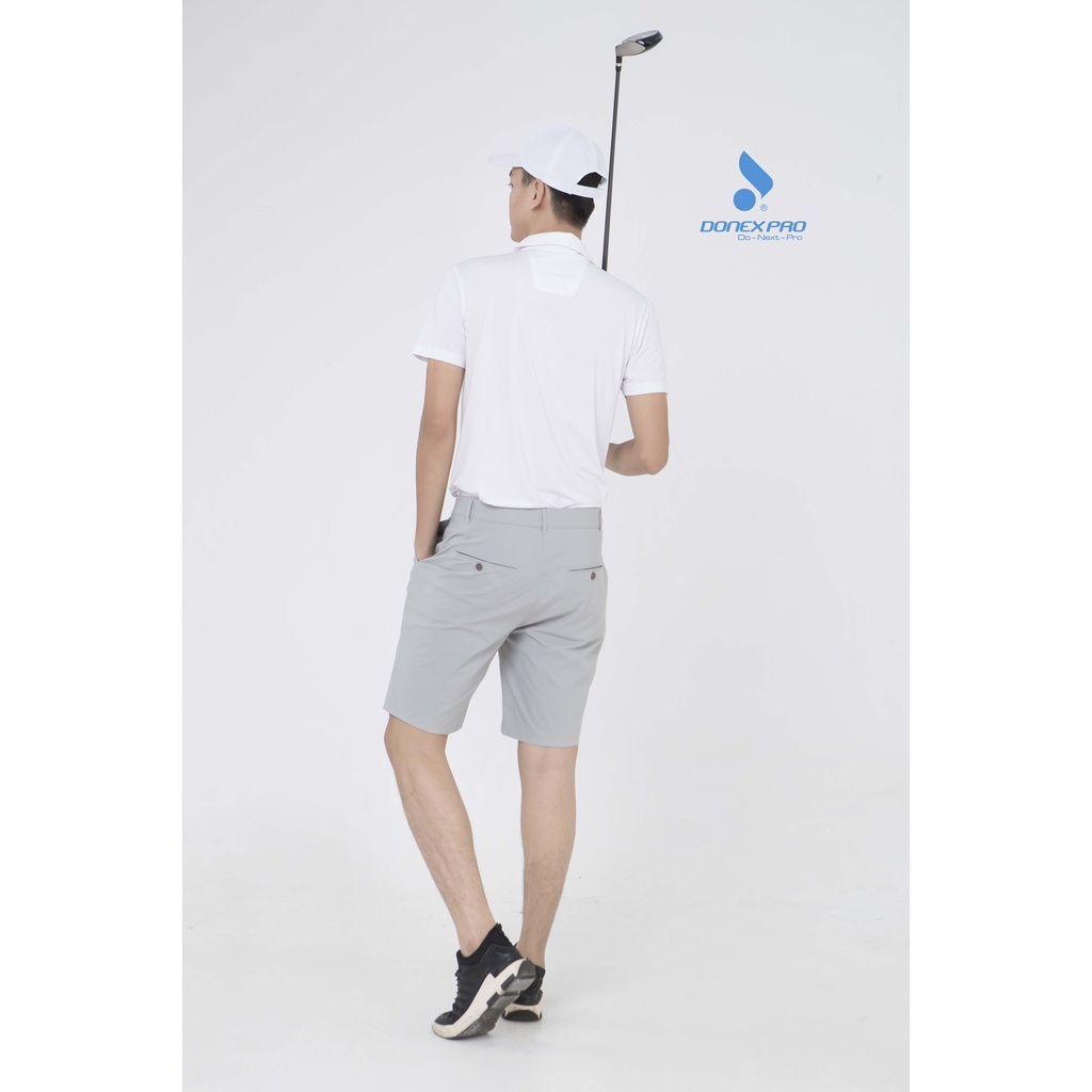 Áo Golf Thể Thao Nam Donexpro , Vải Thun Lạnh Cao Cấp, Mềm Mại, Hấp Thụ Ấm, Thoát Hơi Nhanh MC - 9016