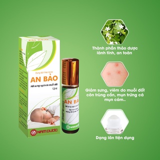 Dung Dịch Lăn Muỗi Thảo Dược An Bảo 12ml