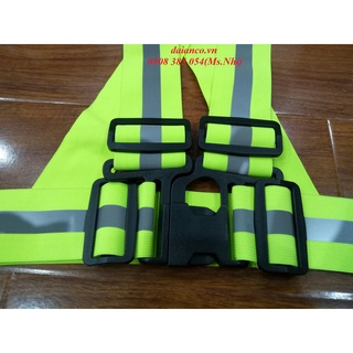 Dây áo phản quang thun co giãn đi phượt