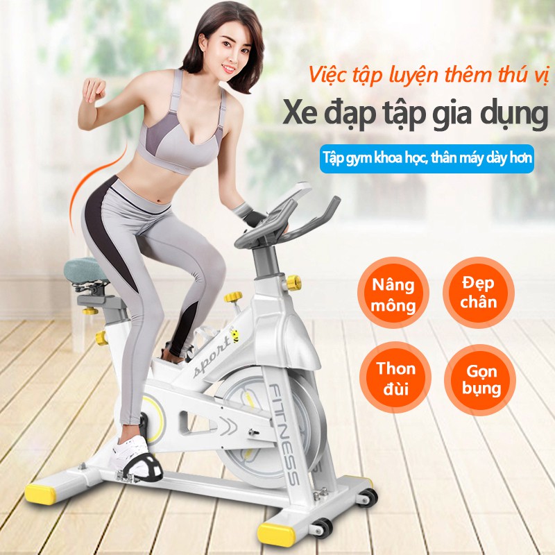 OT308W  Xe đạp tập đa năng cản lực từ tính chống mài mòn bàn đạp nhôm bánh xe thép vinhthuan.shop