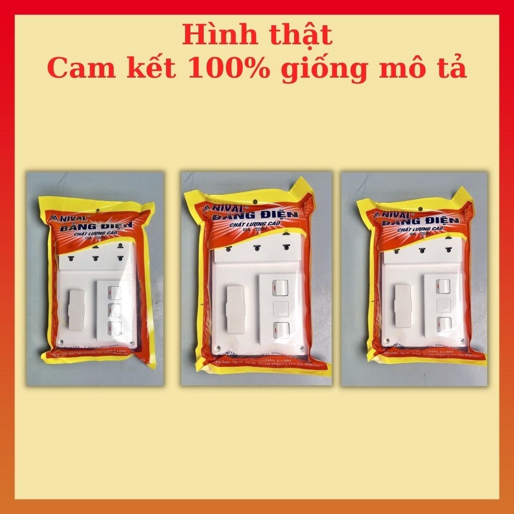 Bảng điện Nival 10A -250V chất lượng cao