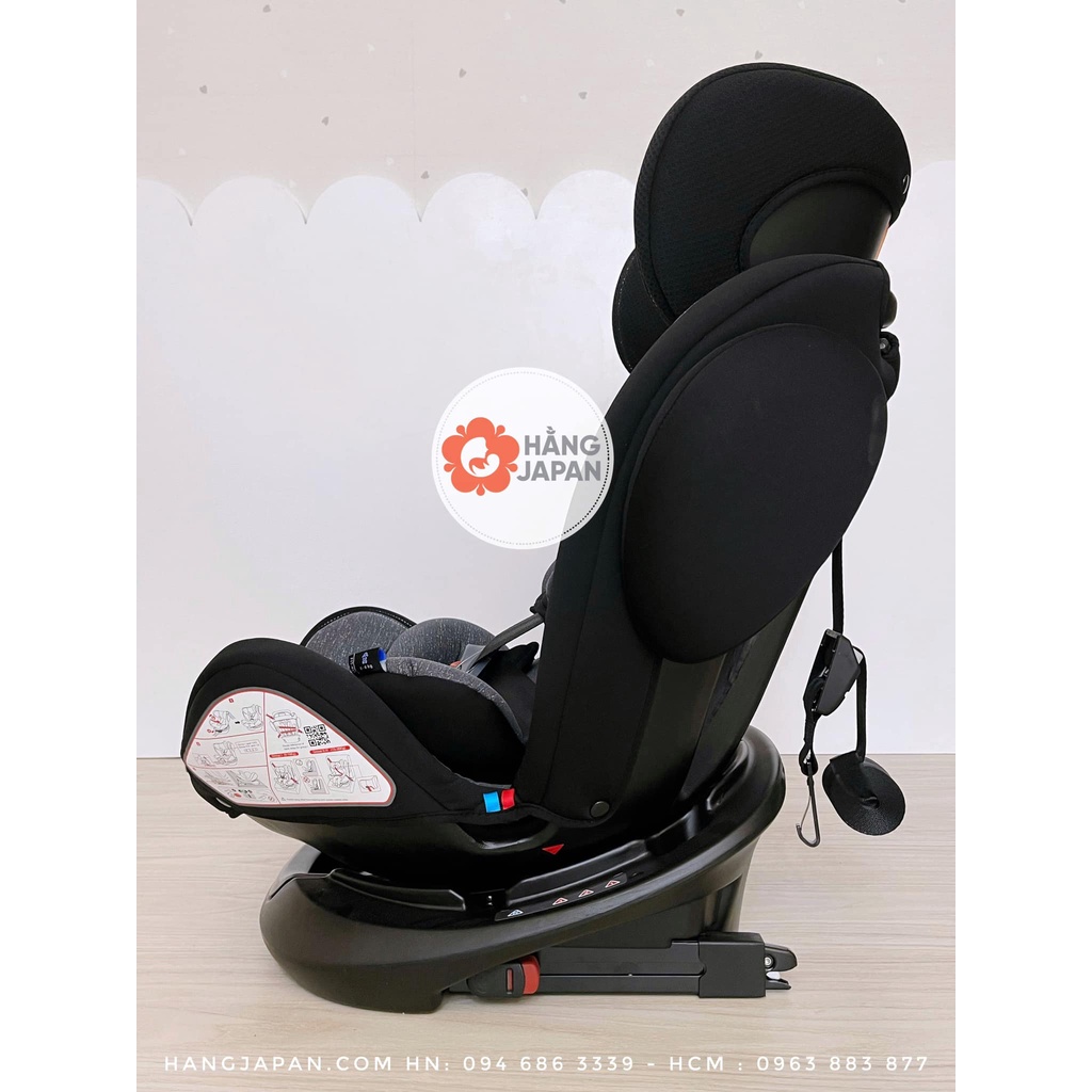 Ghế ngồi ô tô Chicco UNICO ISOFIX xoay 360 độ cho bé từ sơ sinh đến 12 tuổi - HÀNG CHÍNH HÃNG