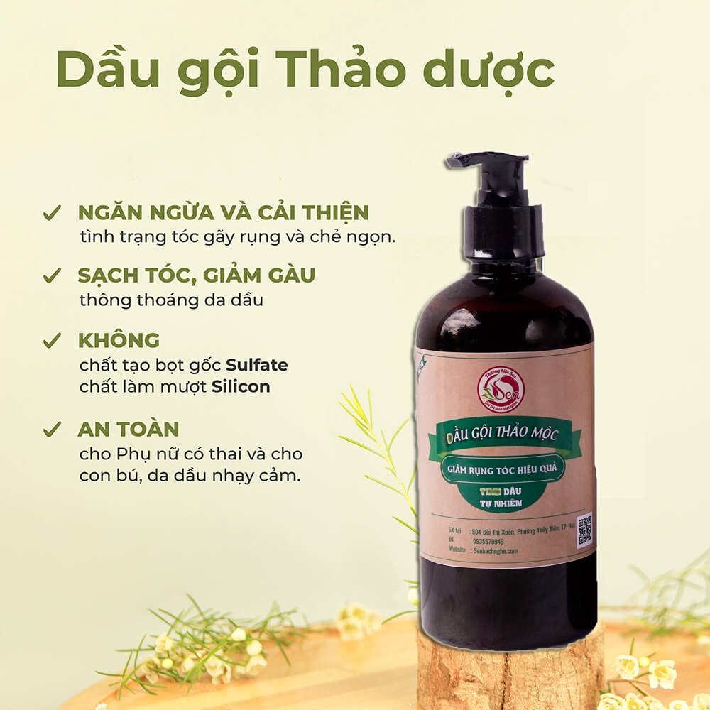 Dầu Gội Thảo Mộc ( công ty  Búp Sen)