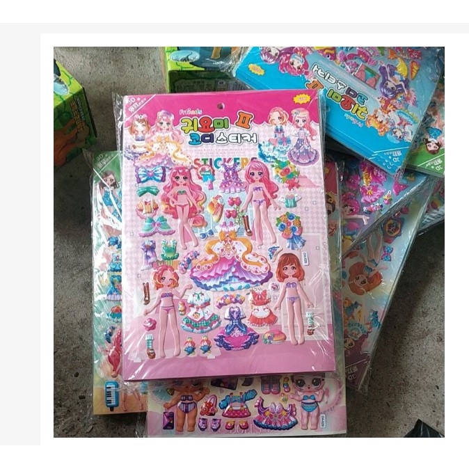 Tờ miếng dán sticker cho bé