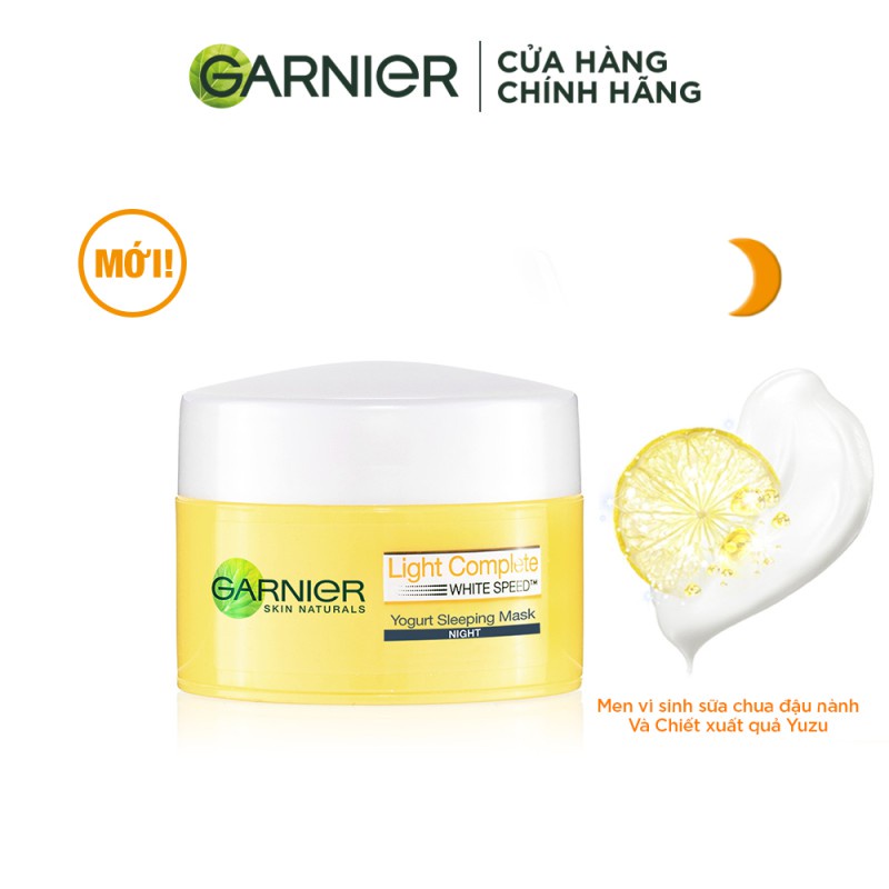 Bộ sản phẩm tinh chất và kem dưỡng da ngày đêm làm sáng da Garnier Light Complete Vitamin C