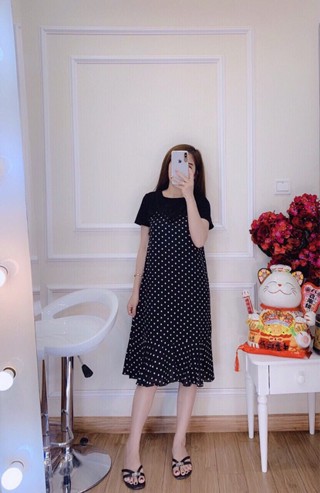 Váy suông bầu