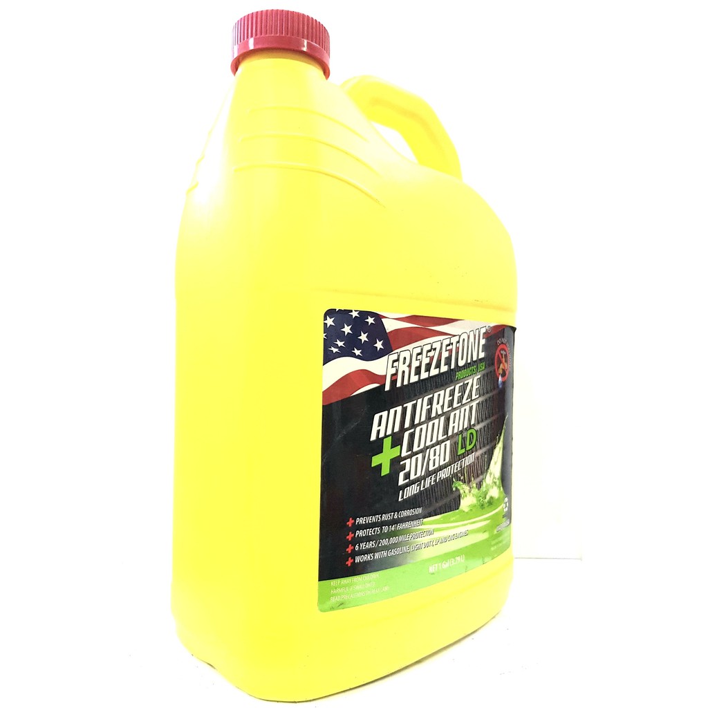 Nước làm mát xanh / đỏ cao cấp Freezetone Antireeze Coolant 20/80 LD 3.79L