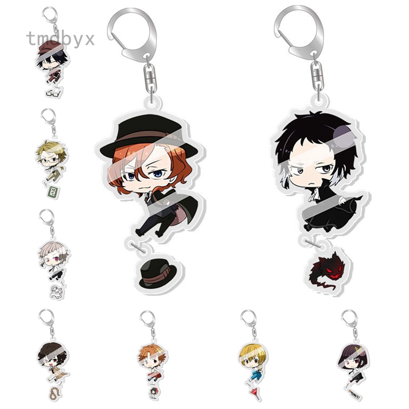 Tmdbyx Móc Khóa Gắn Ba Lô Hình Anime Bungo Stray Dogs Dễ Thương