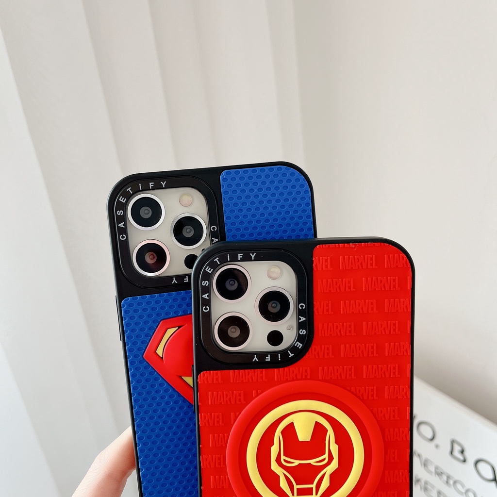 Marvel Ốp Điện Thoại Họa Tiết Siêu Anh Hùng marvel Cho iphone 15 14 13 12 11 pro max plus xr