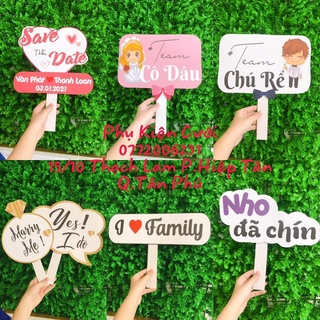 Combo 10 cái hashtag đám cưới ( khách chọn mẫu )