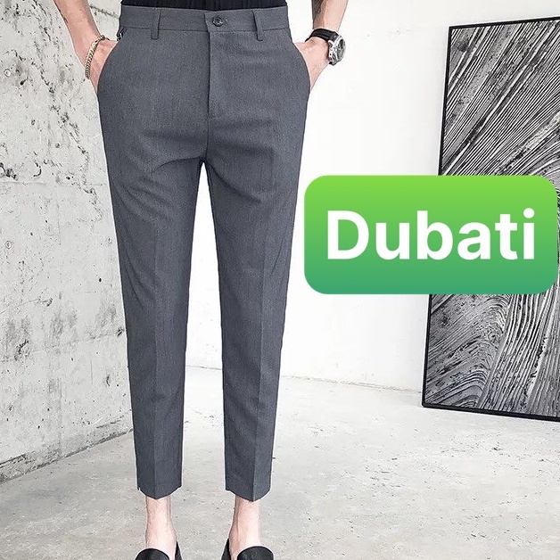 QUẦN TÂY NAM - QUẦN TÂY ÂU DÁNG ÔM CÔNG SƠ VẢI CO GIÃN NHẸ - DUBATI FASHION