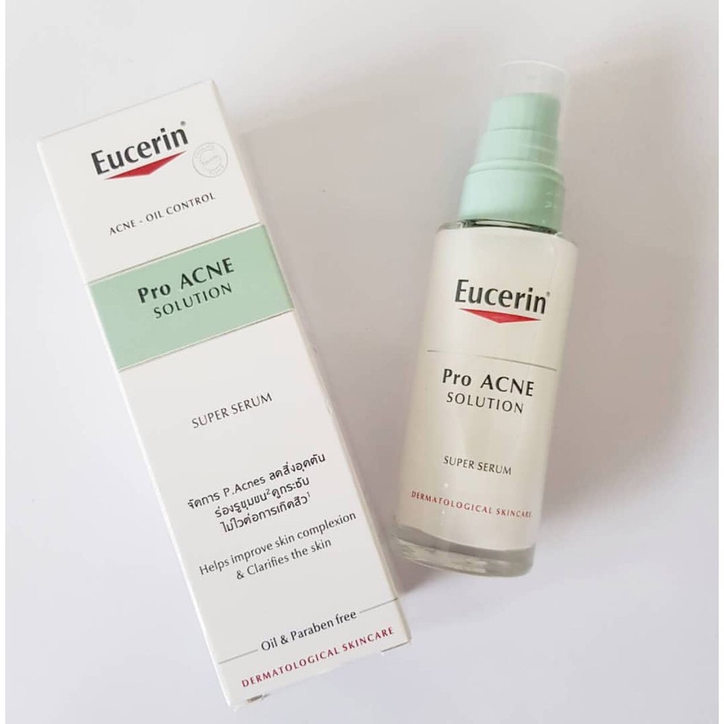 Eucerin Pro ACNE Solution Super Serum: Tinh Chất Tái Tạo Da Mụn (30 ml)